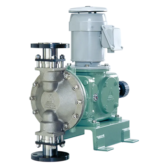 Mechanically-driven diaphragm metering pumps LK series