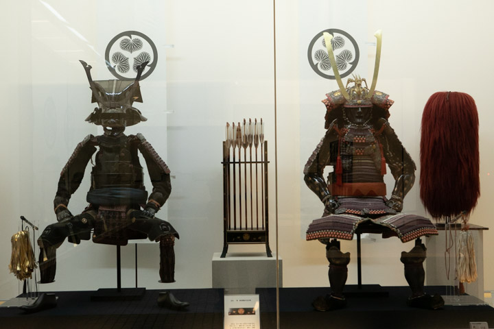 徳川ミュージアムに展示されている甲冑