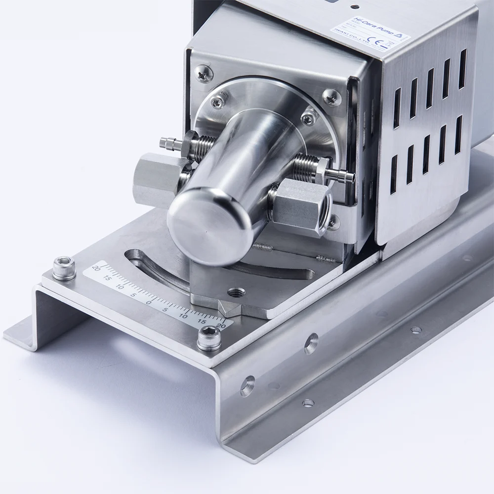 フレキシブルに応える高精度ポンプ<br>新たにスピードコントロールモータを採用